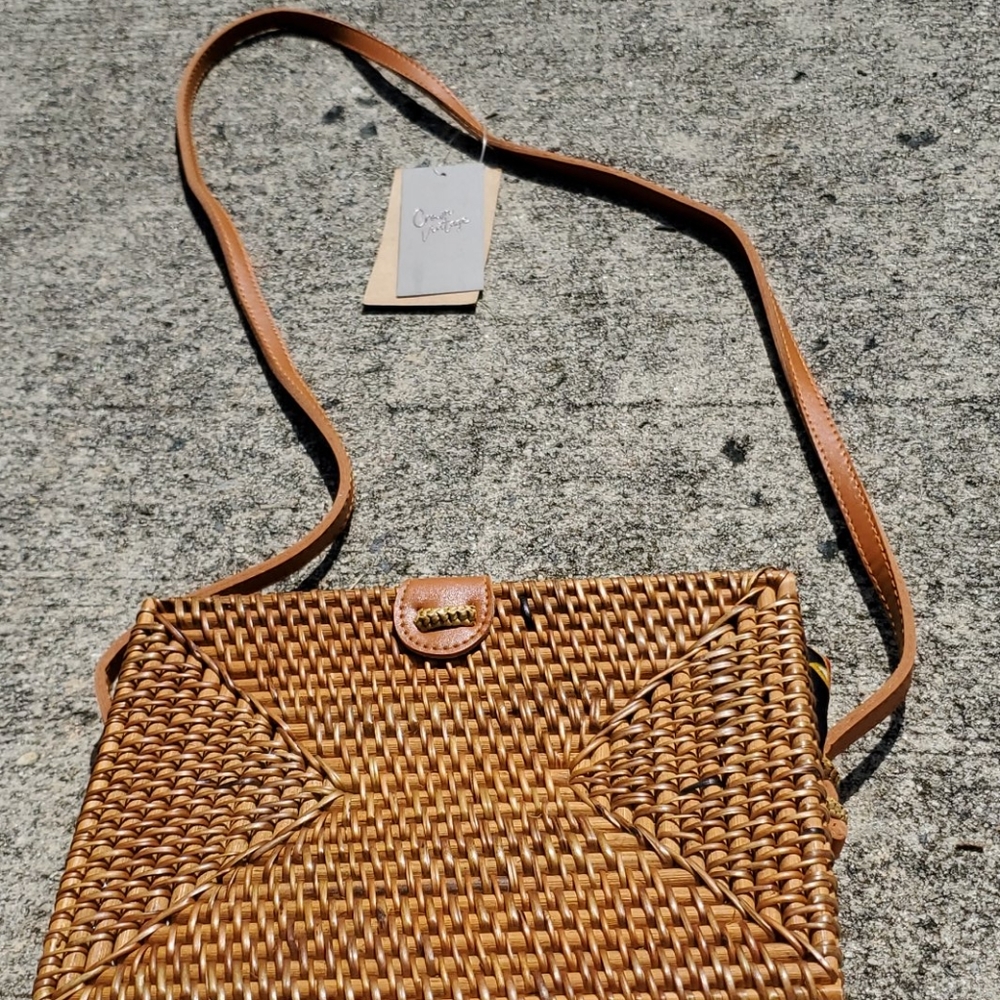 Handmade Hp March 5 Duo rattan bag gorgeous host pick March 5 rattan bag π - Picture 1 of 8